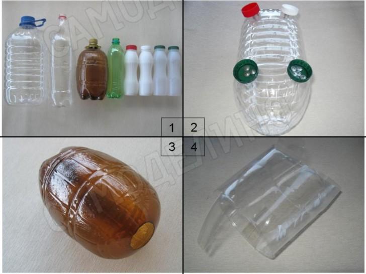 Як зєднати голову ослика з пластикових пляшок. Ослик з пластикових пляшок: покрокова інструкція