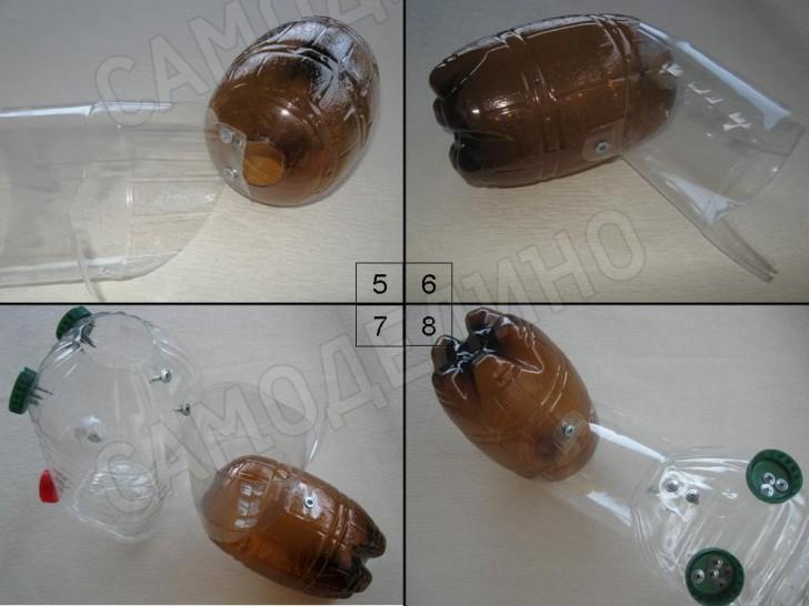 Як зєднати голову ослика з пластикових пляшок. Ослик з пластикових пляшок: покрокова інструкція